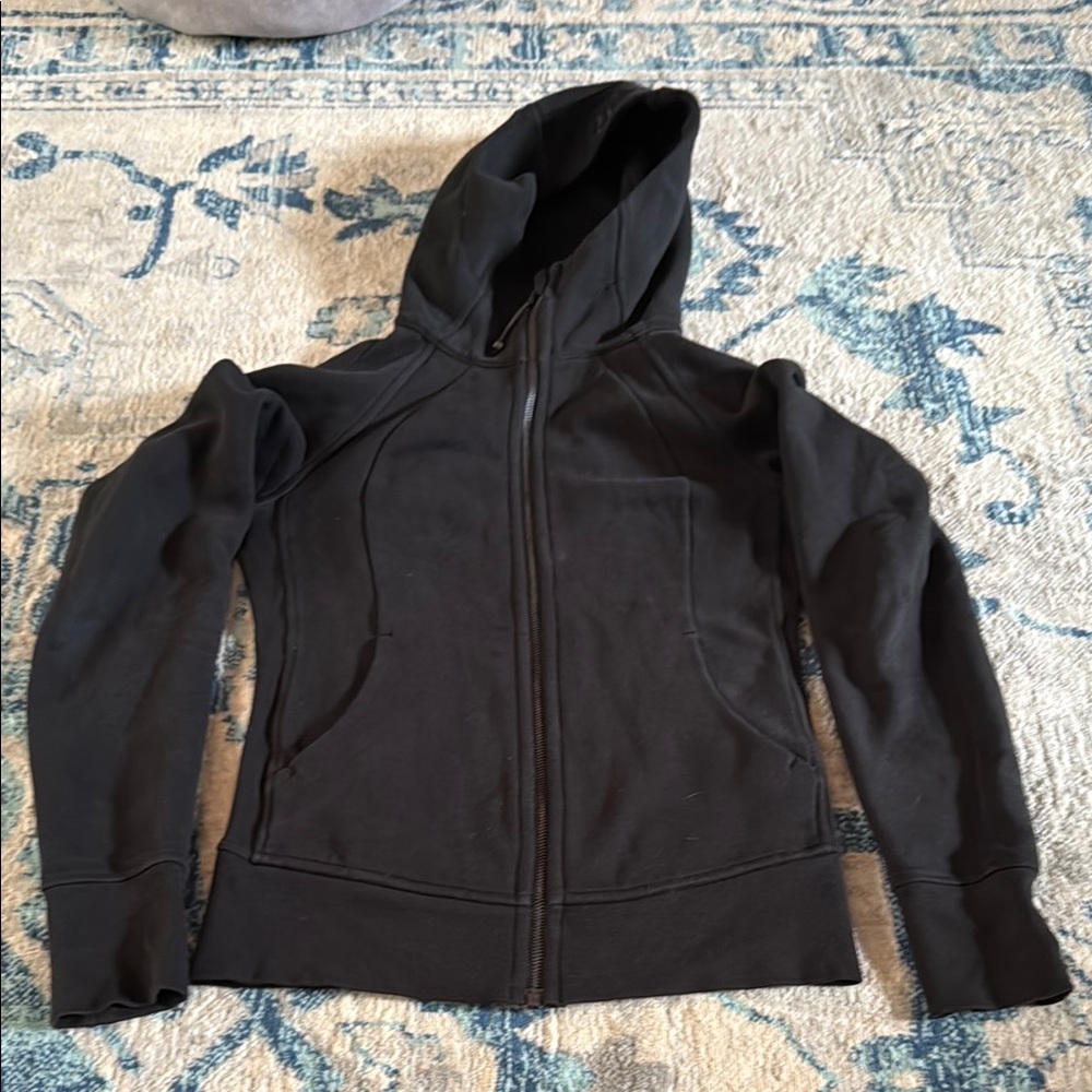 Lululemon Athletica Black Zip Up Sweatshirt